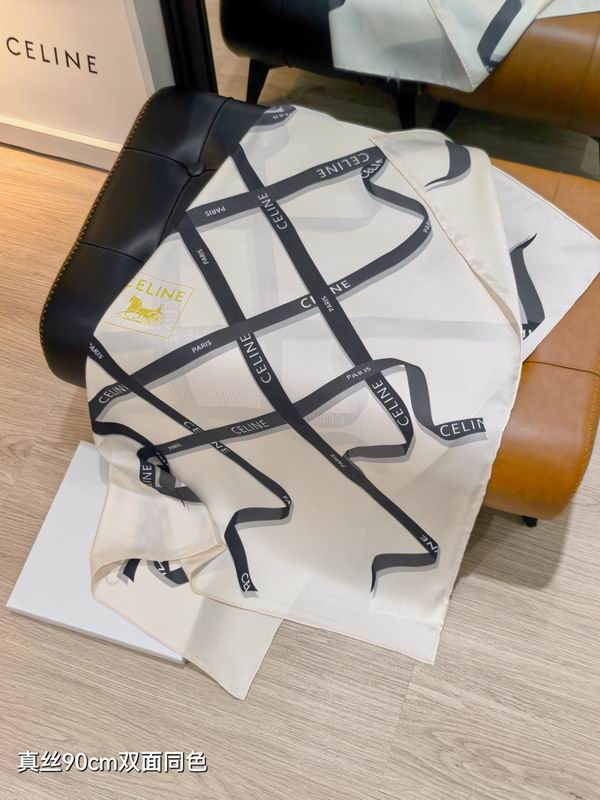 Celine Silk Scarf 90X90cm E31 (14)
