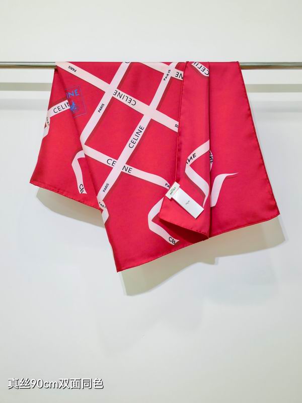 Celine Silk Scarf 90X90cm E31 (2)