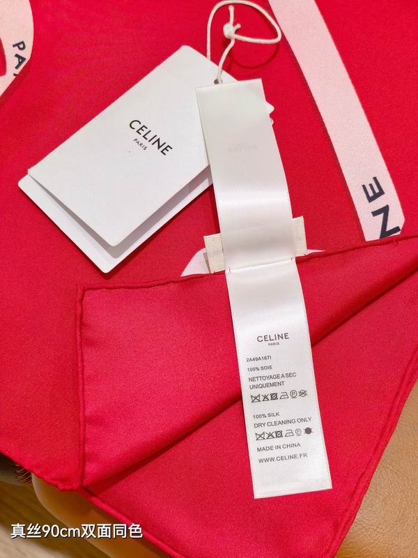 Celine Silk Scarf 90X90cm E31 (3)