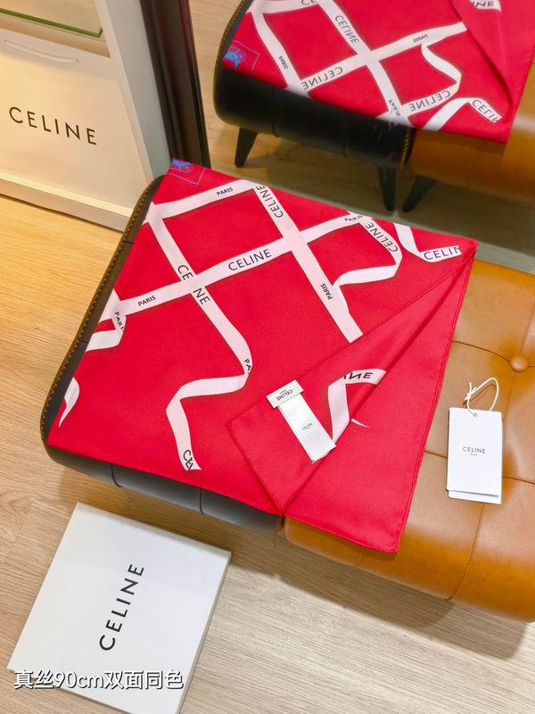 Celine Silk Scarf 90X90cm E31 (6)