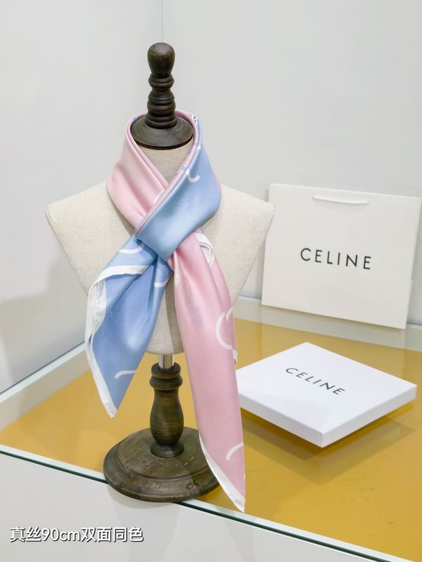 Celine Silk Scarf 90X90cm E32 (11)
