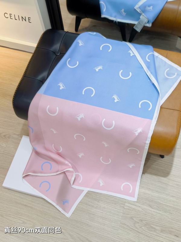 Celine Silk Scarf 90X90cm E32 (16)