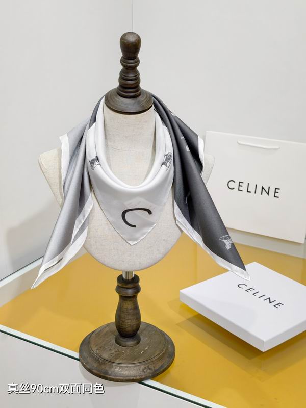 Celine Silk Scarf 90X90cm E32 (3)