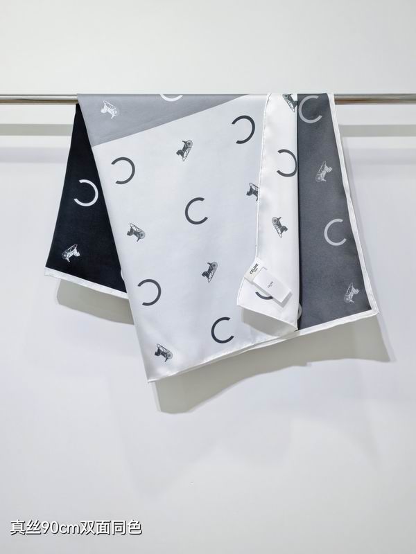 Celine Silk Scarf 90X90cm E32 (4)