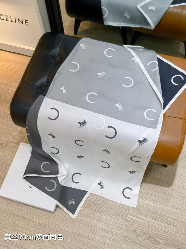 Celine Silk Scarf 90X90cm E32 (7)