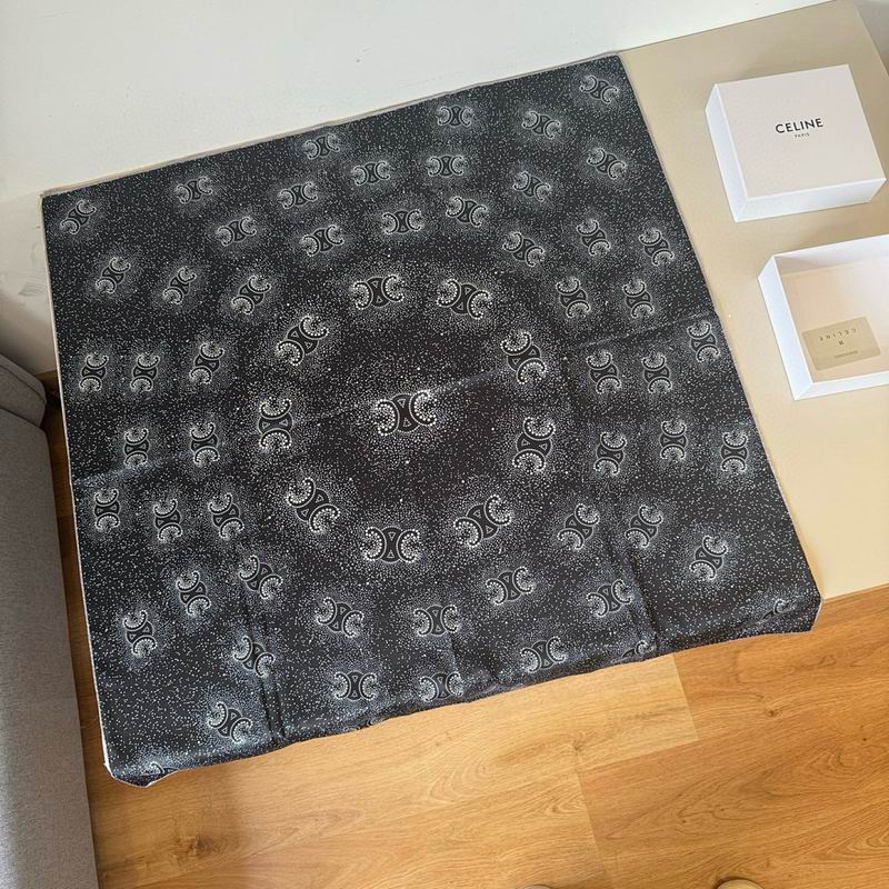 Celine silk scarf hm (4)