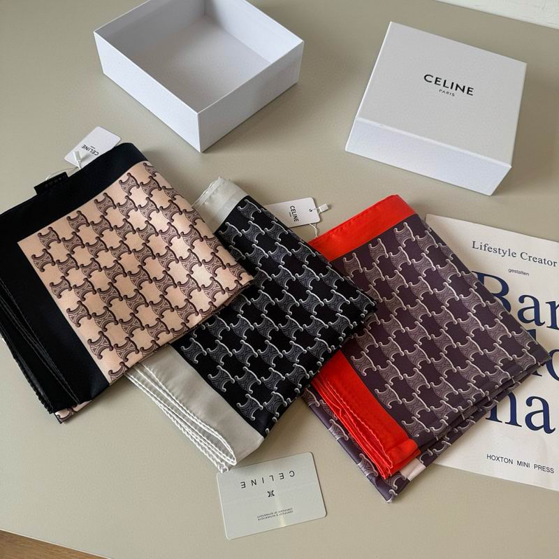 Celine silk scarf hm (8)