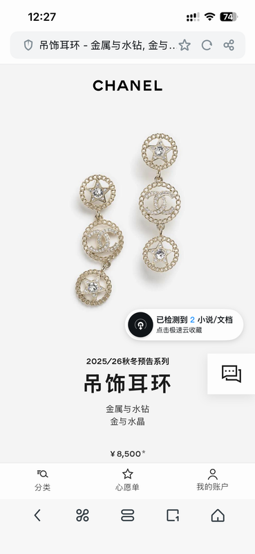 Chanel  Earring 04yxs171 (6)