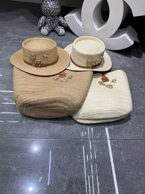 Chanel beach bag hat dx (114)
