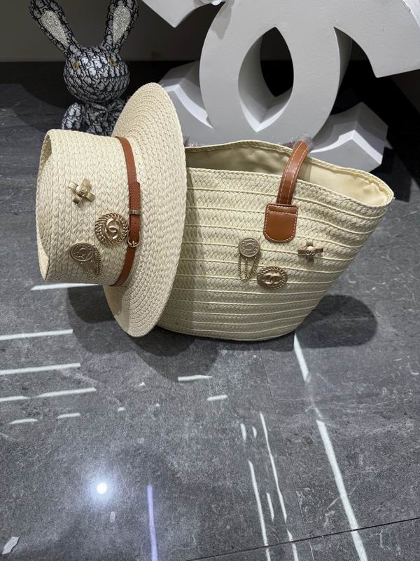Chanel beach bag hat dx (117)