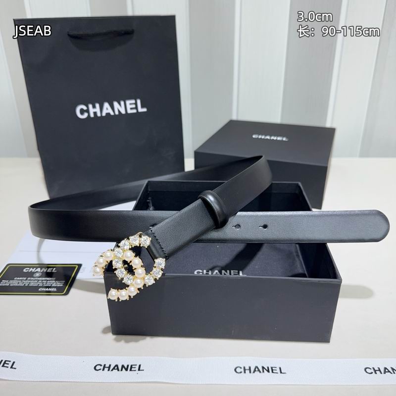 Chanel belt 30mmX90-115cm 8L (10)