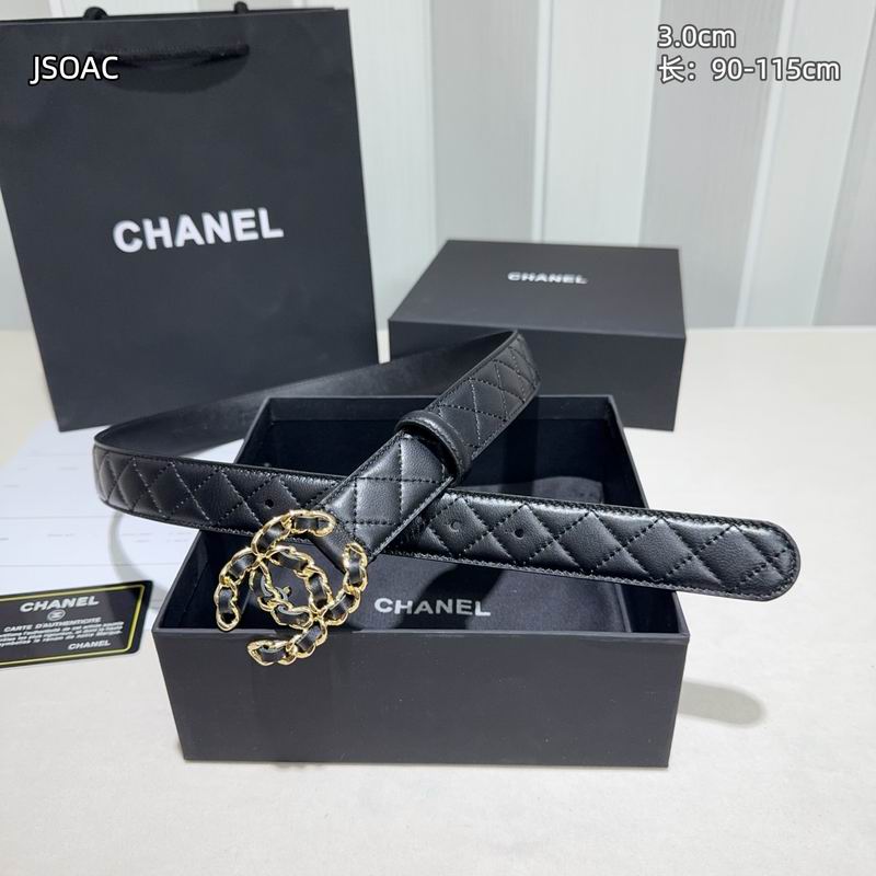 Chanel belt 30mmX90-115cm 8L (11)