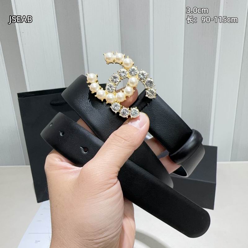 Chanel belt 30mmX90-115cm 8L (12)