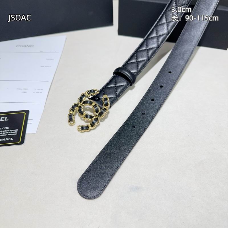 Chanel belt 30mmX90-115cm 8L (12)