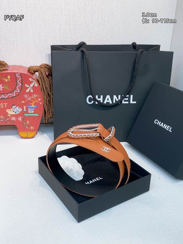 Chanel belt 30mmX90-115cm 8L (12)
