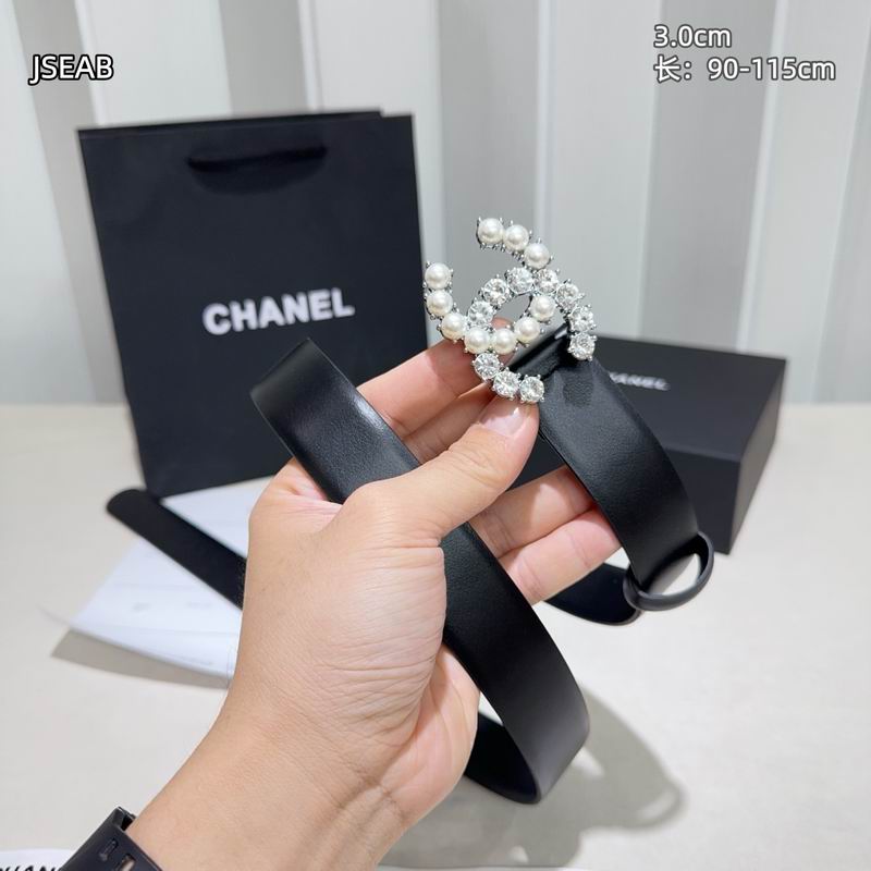Chanel belt 30mmX90-115cm 8L (16)