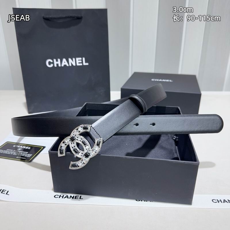 Chanel belt 30mmX90-115cm 8L (18)
