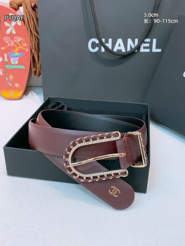 Chanel belt 30mmX90-115cm 8L (19)