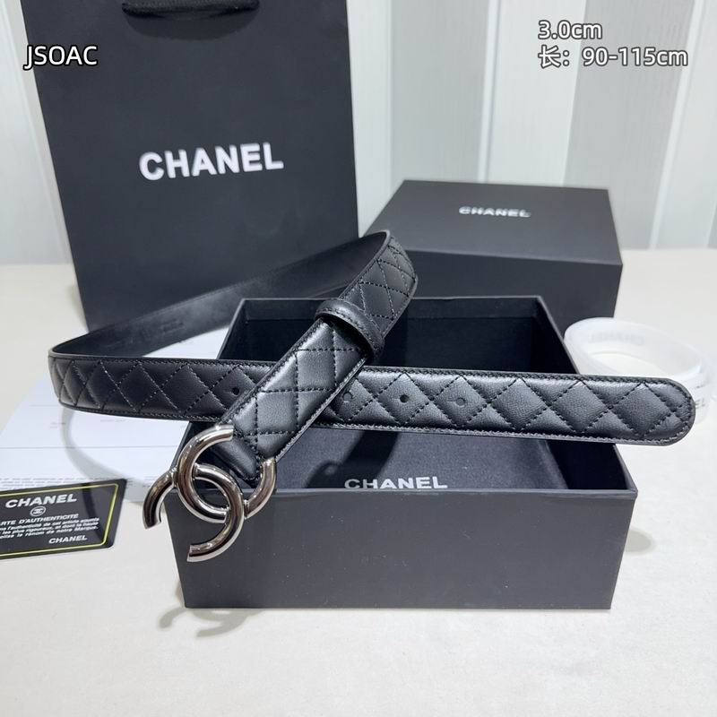 Chanel belt 30mmX90-115cm 8L (19)