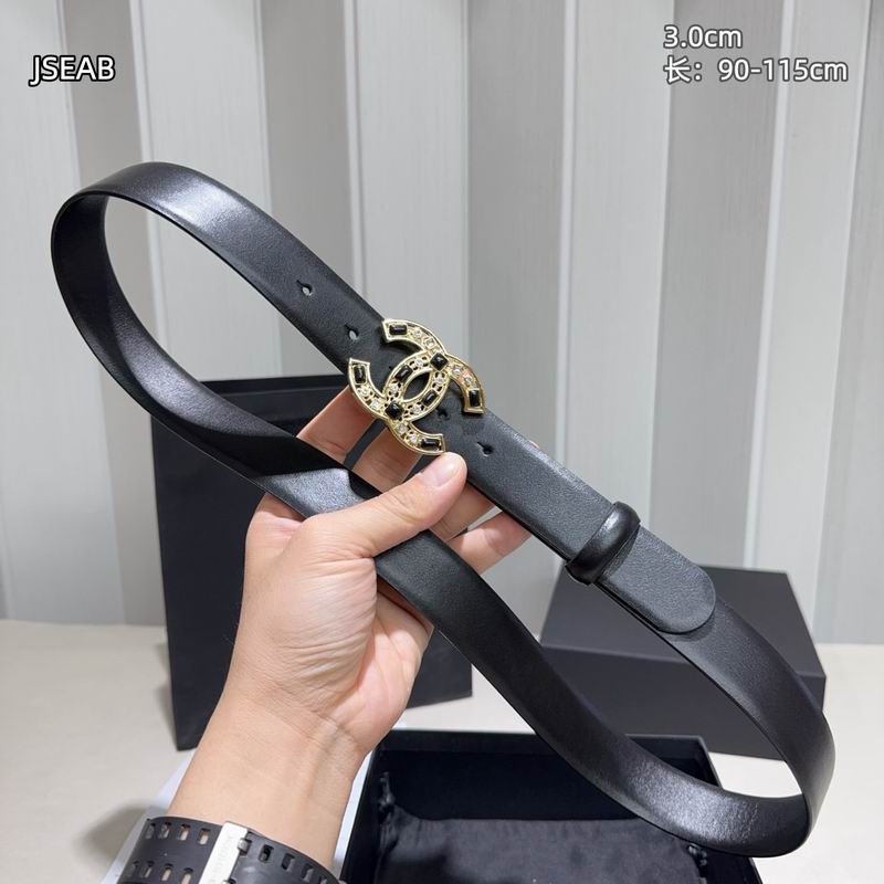 Chanel belt 30mmX90-115cm 8L (21)