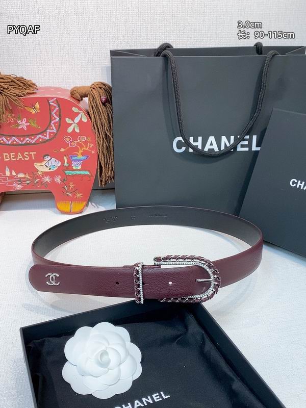 Chanel belt 30mmX90-115cm 8L (21)