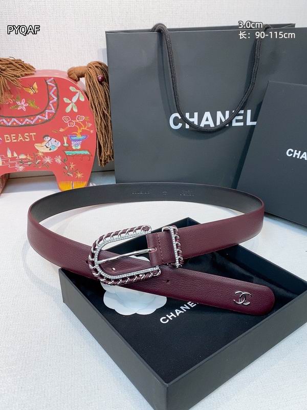 Chanel belt 30mmX90-115cm 8L (22)