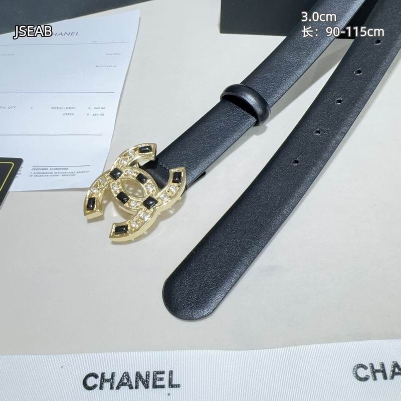 Chanel belt 30mmX90-115cm 8L (23)