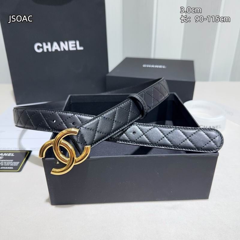 Chanel belt 30mmX90-115cm 8L (23)