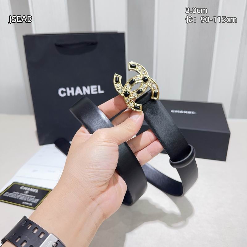 Chanel belt 30mmX90-115cm 8L (24)