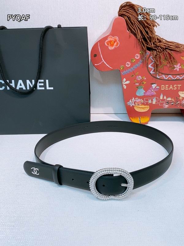 Chanel belt 30mmX90-115cm 8L (29)