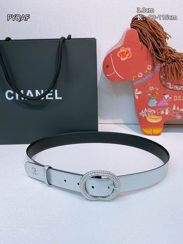 Chanel belt 30mmX90-115cm 8L (33)