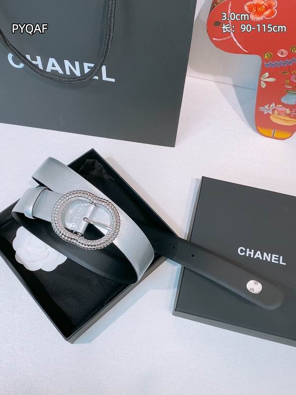 Chanel belt 30mmX90-115cm 8L (34)