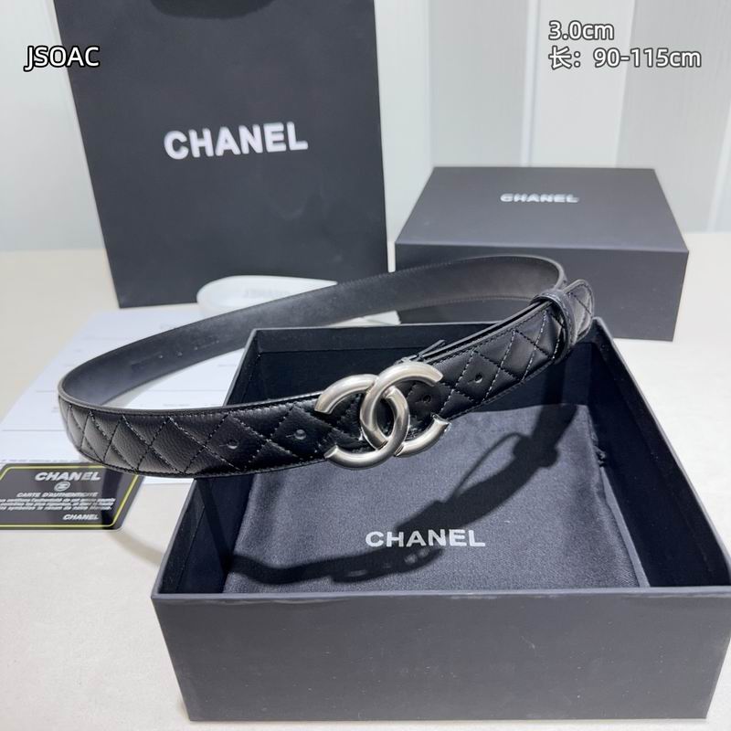 Chanel belt 30mmX90-115cm 8L (37)