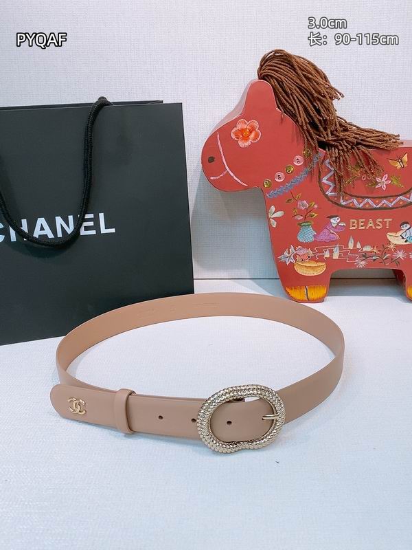 Chanel belt 30mmX90-115cm 8L (38)