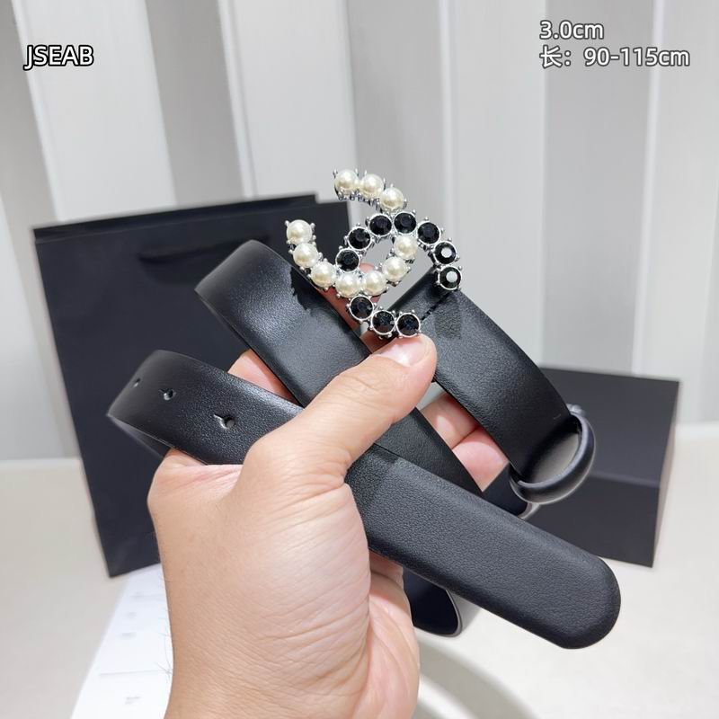 Chanel belt 30mmX90-115cm 8L (4)