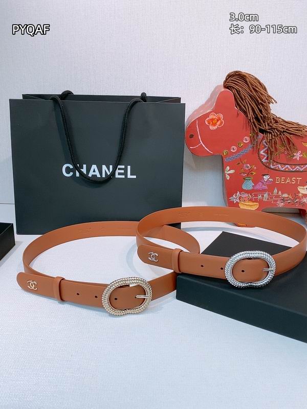 Chanel belt 30mmX90-115cm 8L (42)