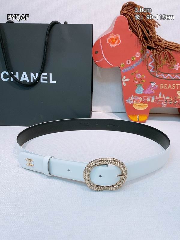 Chanel belt 30mmX90-115cm 8L (48)