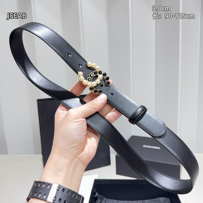 Chanel belt 30mmX90-115cm 8L (5)