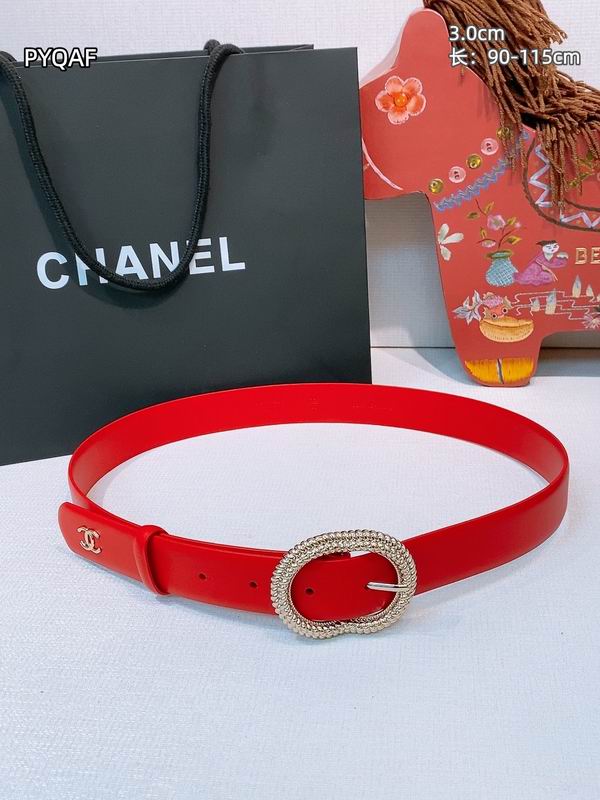 Chanel belt 30mmX90-115cm 8L (52)