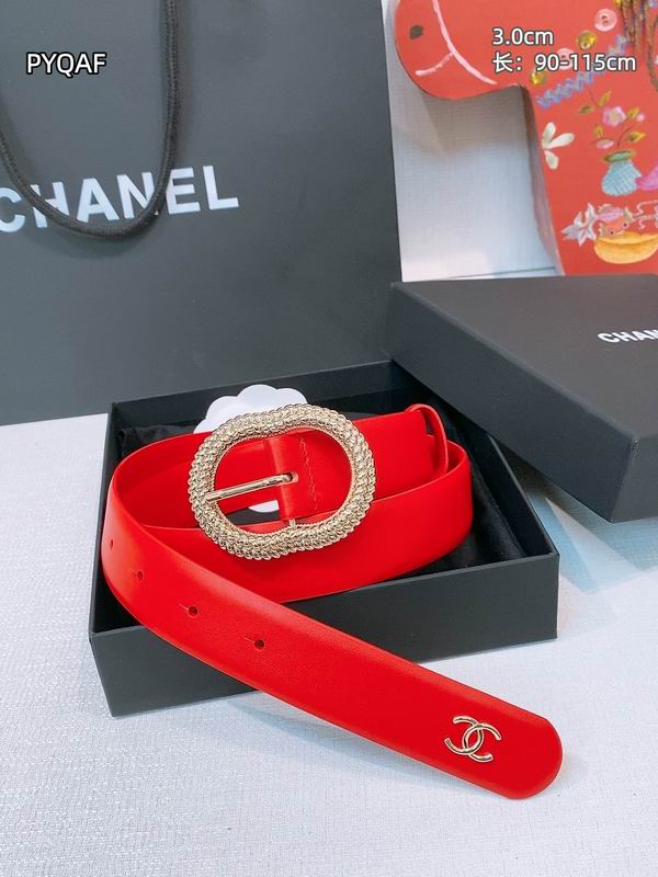 Chanel belt 30mmX90-115cm 8L (53)