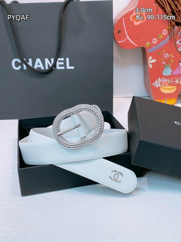 Chanel belt 30mmX90-115cm 8L (58)