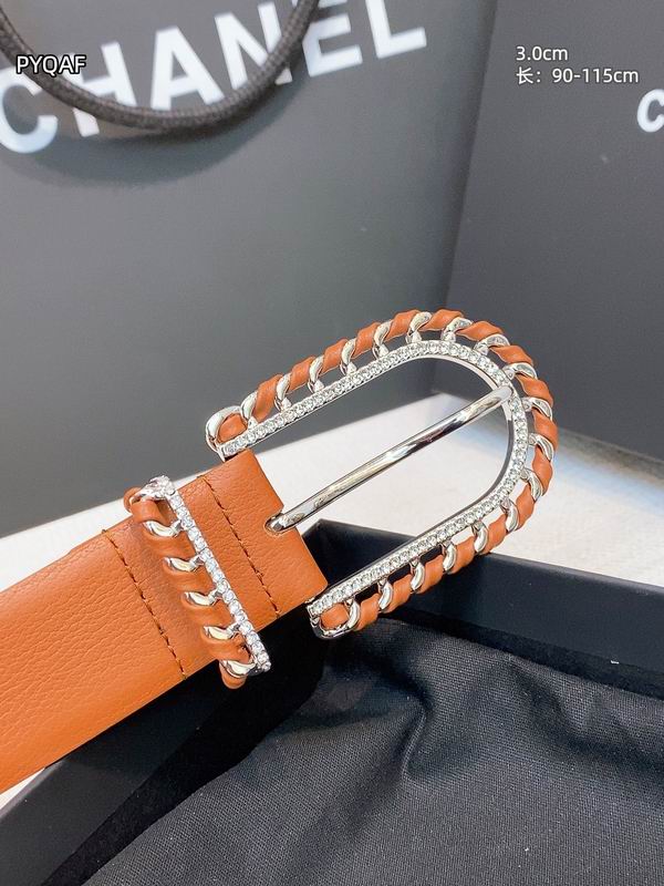 Chanel belt 30mmX90-115cm 8L (6)