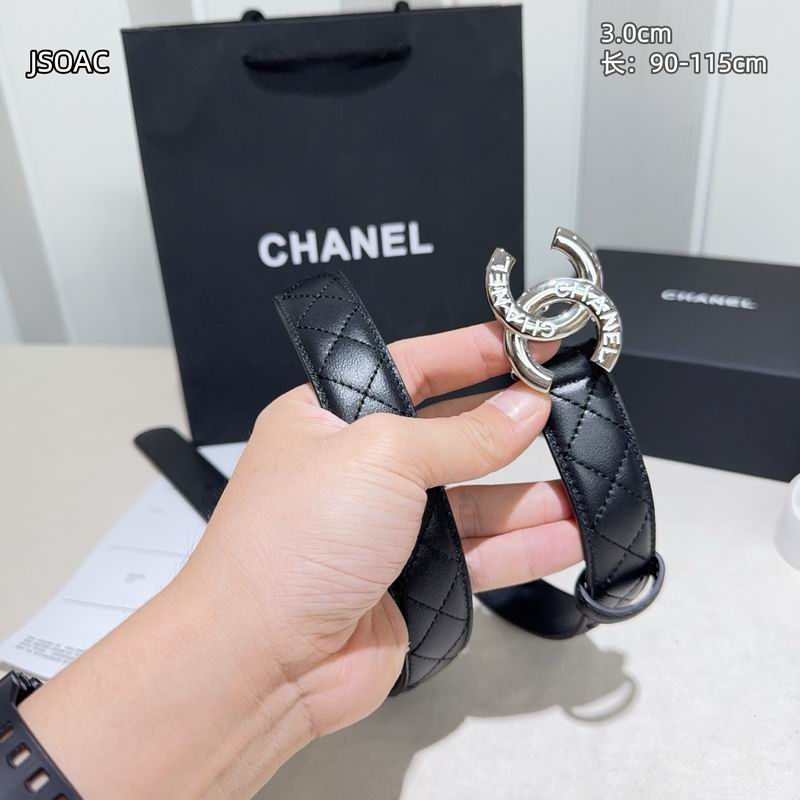 Chanel belt 30mmX90-115cm 8L (8)