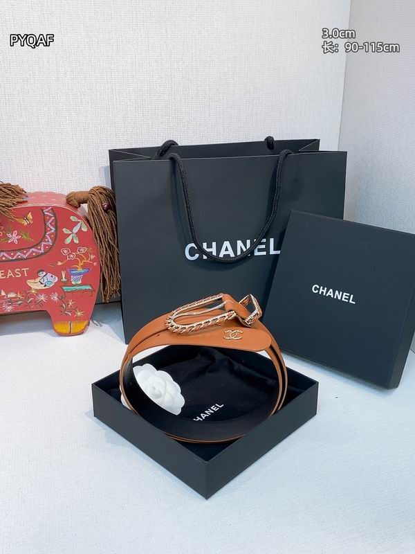 Chanel belt 30mmX90-115cm 8L (8)