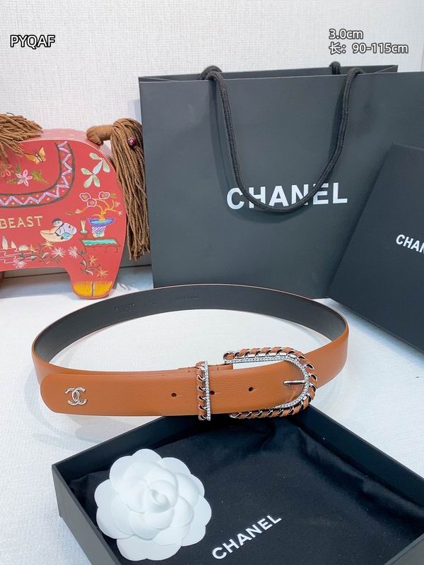 Chanel belt 30mmX90-115cm 8L (9)