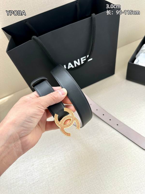 Chanel belt 30mmX95-115cm 8L (12)