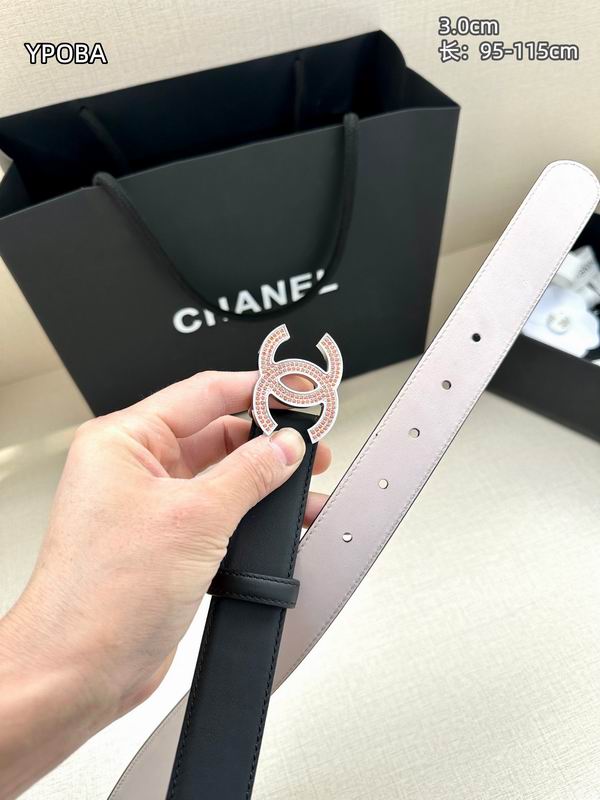Chanel belt 30mmX95-115cm 8L (16)