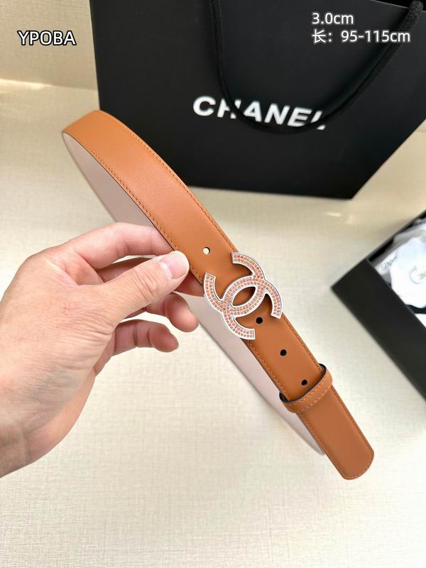 Chanel belt 30mmX95-115cm 8L (17)