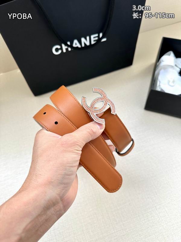 Chanel belt 30mmX95-115cm 8L (18)