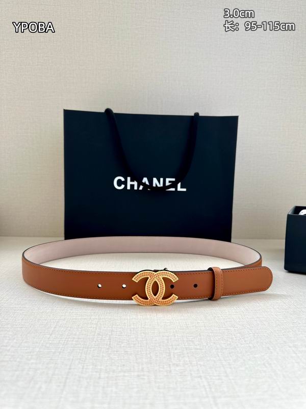 Chanel belt 30mmX95-115cm 8L (21)